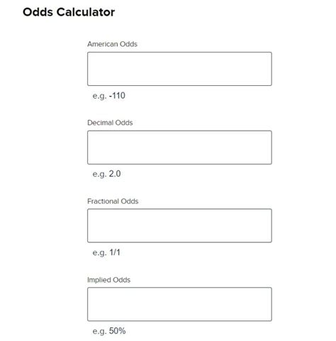 sharkodds|odds calculator.